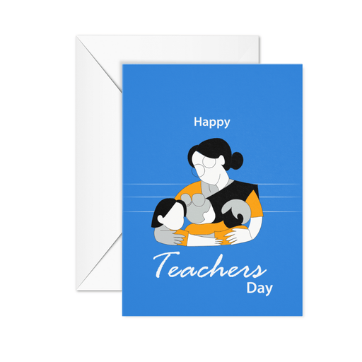Happy teachers day greeting card - Dudus Online