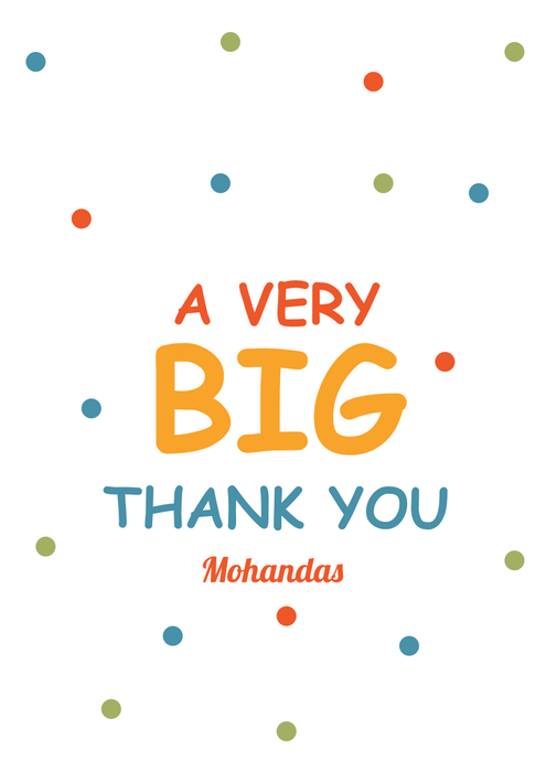 A very big thank you - Dudus Online