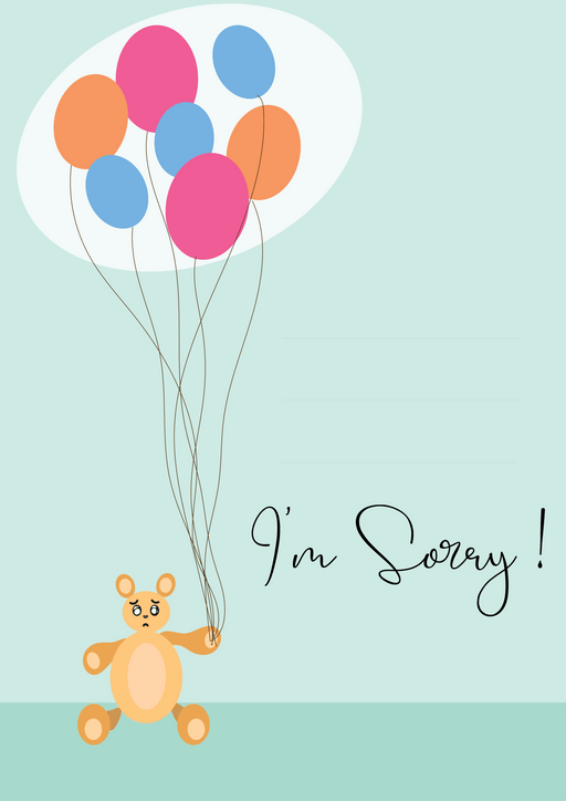Balloons and sorry - Dudus Online