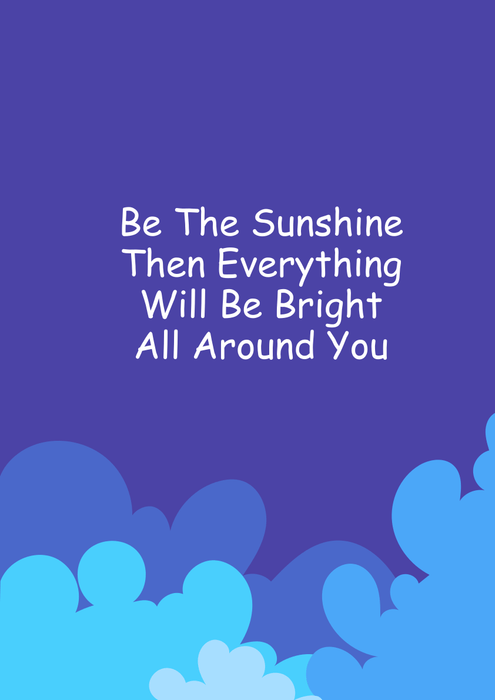 Be the sunshine - Dudus Online
