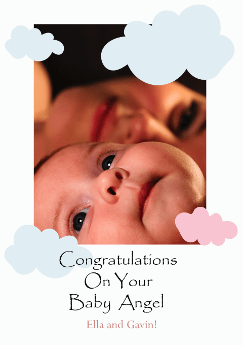 Congratulations on your baby angel - Dudus Online