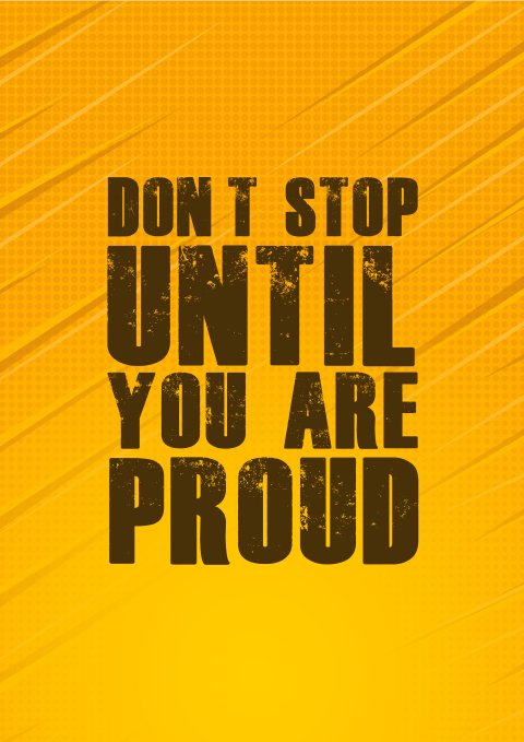 Don't stop until you are proud - Dudus Online