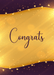 Golden congrats - Dudus Online
