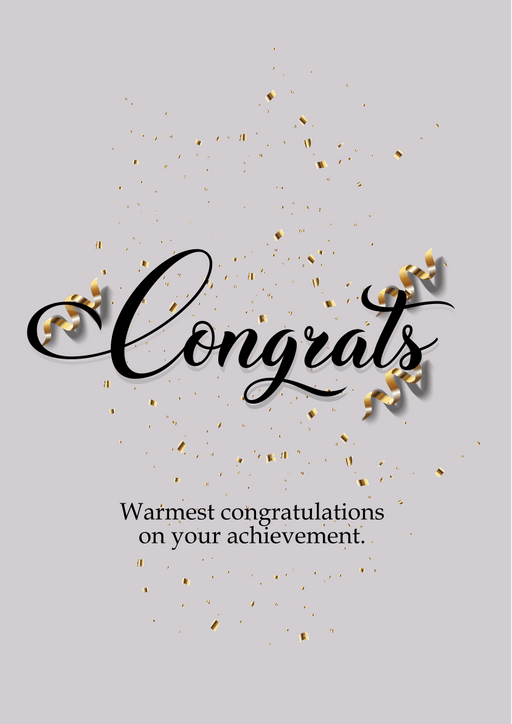 Warmest congratulations on your achievement - Dudus Online