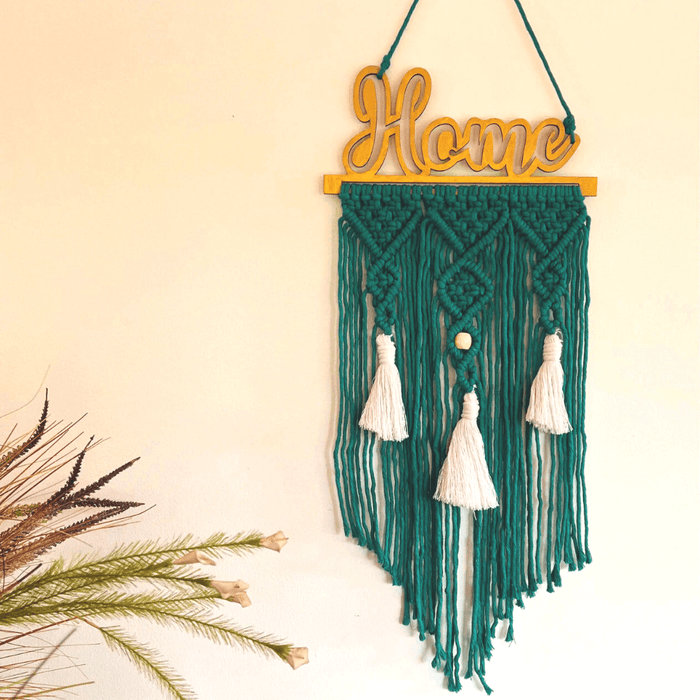 Wall hanging home decor with HOME sign - Dudus Online