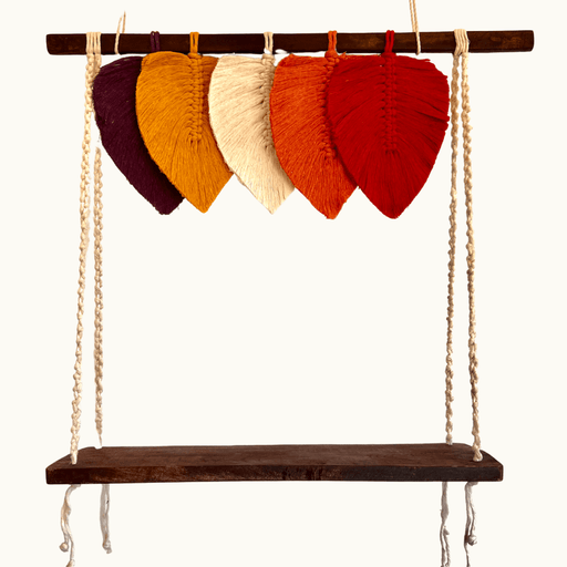 Wall hanging with wooden shelf - Dudus Online