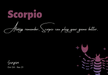 Scorpio - Dark - Dudus Online