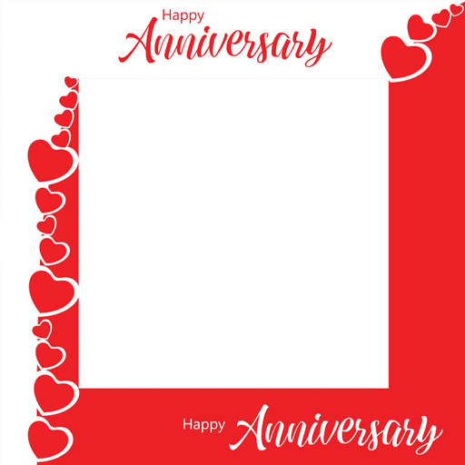 Anniversary frames with heart - Dudus Online