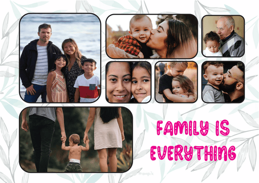 Family is everything collage photo frame - Dudus Online