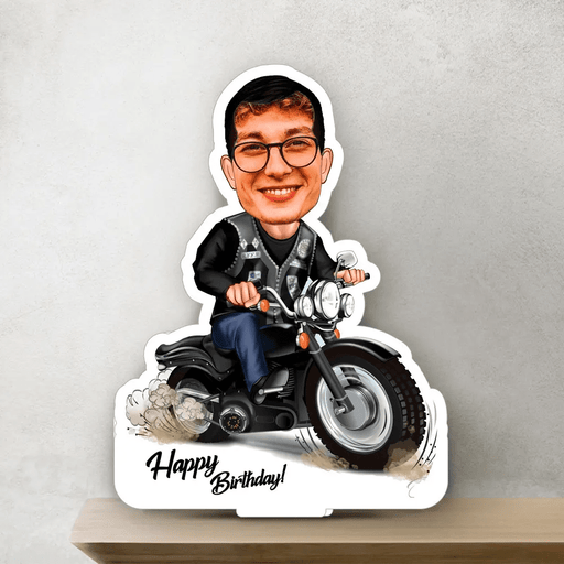Happy birthday rider stand - Dudus Online