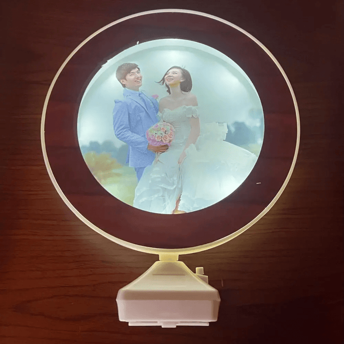 Personalized circle led magic mirror - Dudus Online